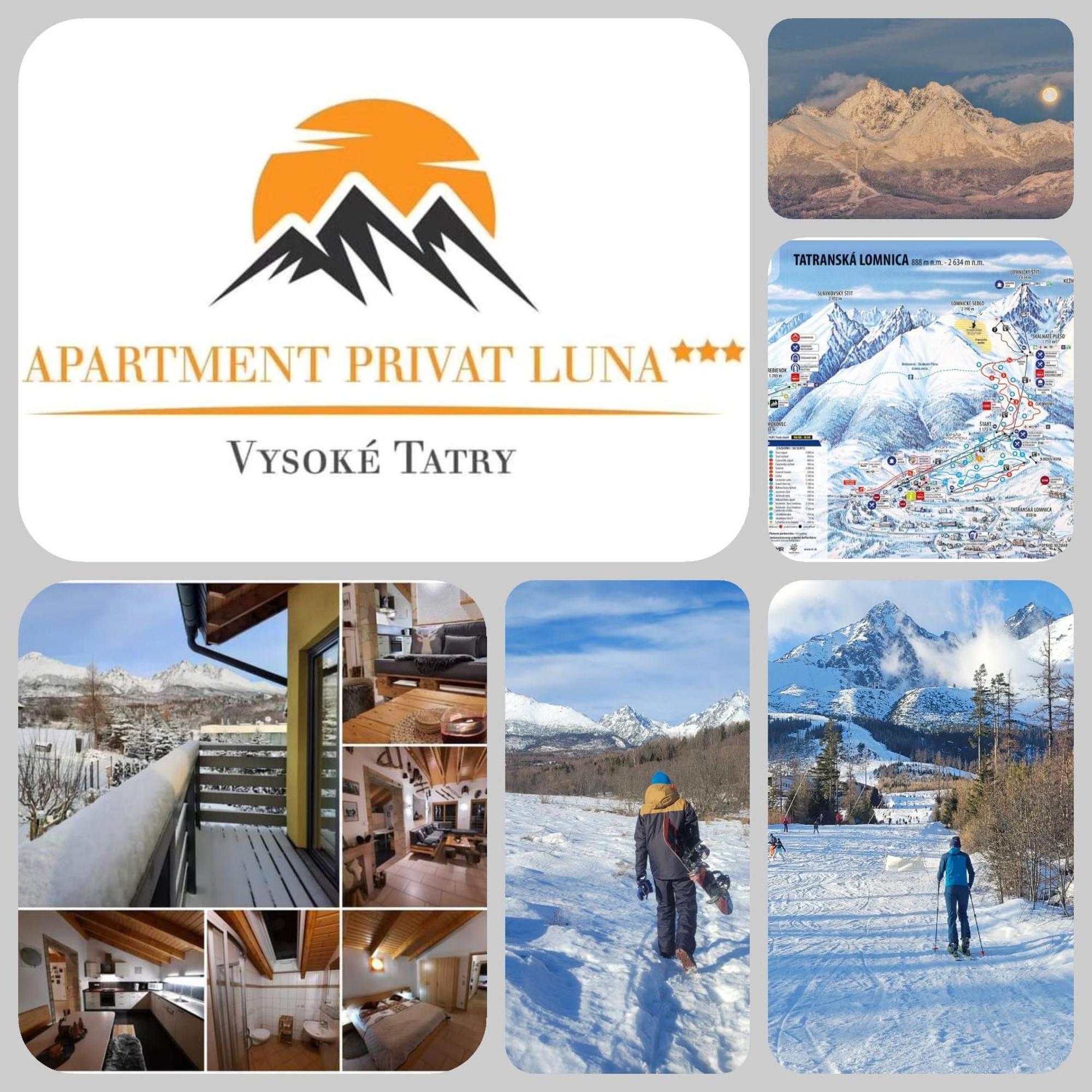 Apartment Privat Luna - Vysoke Tatry Nova Lesna Exterior photo